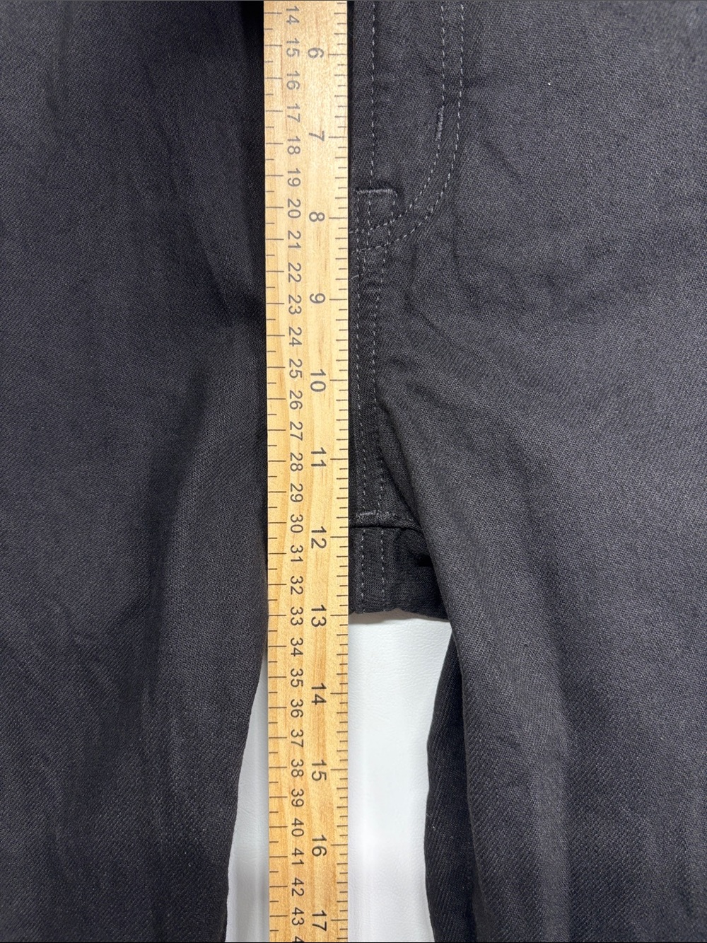 ✨GAP Denim 70s Flare Jeans Black Retro Wide Leg Women’s Jeans Black Size 10/30R - Picture 13 of 15